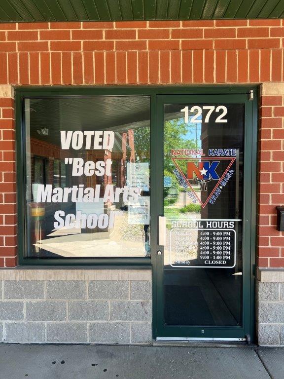 National Karate - Window Decals and Interior Dimensional Wall signs