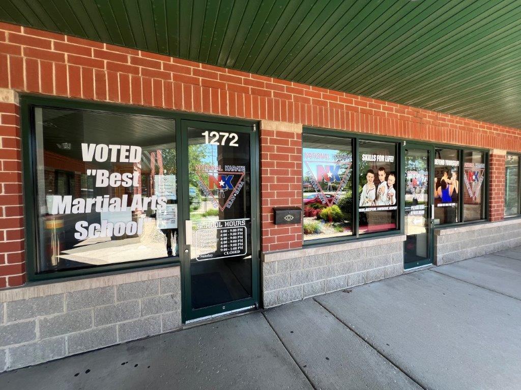 National Karate - Window Decals and Interior Dimensional Wall signs