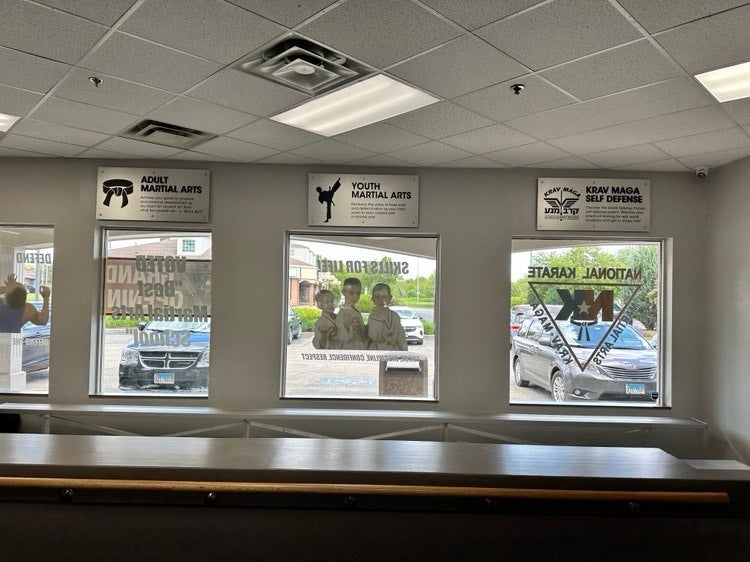 National Karate - Window Decals and Interior Dimensional Wall signs