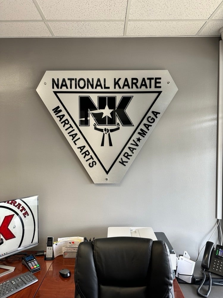 National Karate - Window Decals and Interior Dimensional Wall signs
