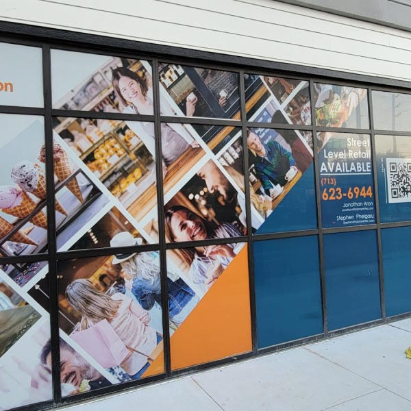 Huntington Properties - Storefront Graphics