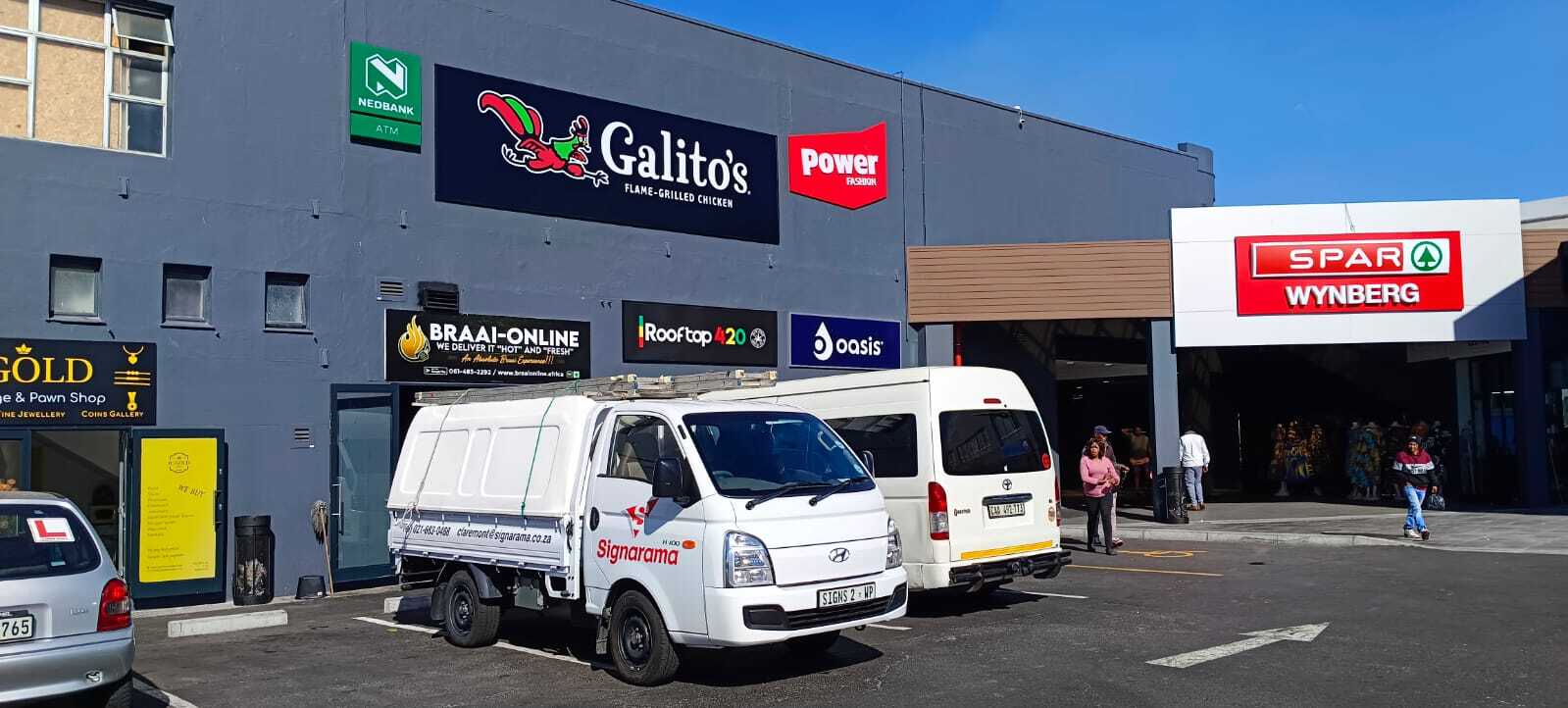 Signage work completed for Galitos!