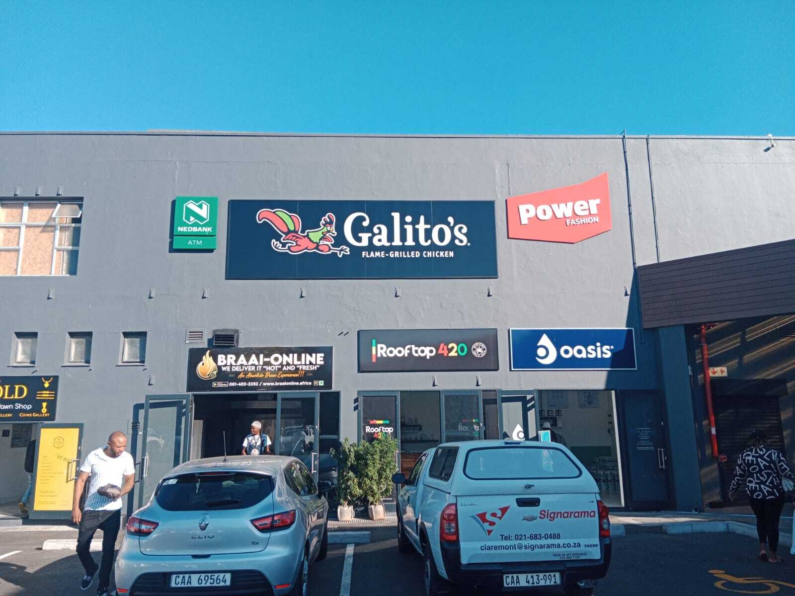 Signage work completed for Galitos!