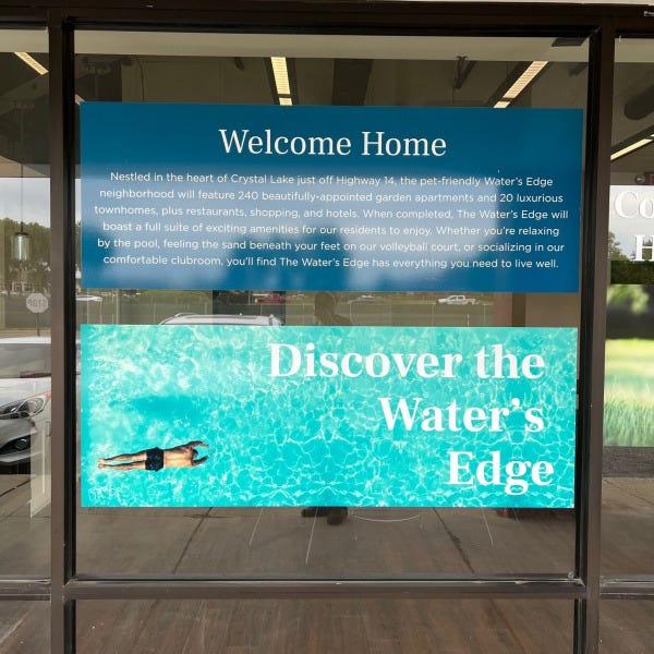 Heartland's Welcome Home Window decal