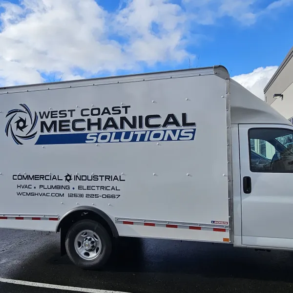 West Coast Mechanical Box Truck Graphics
