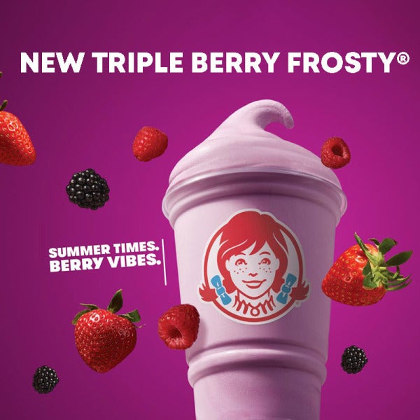 Wendy's Dazzles Fans with the Triple Berry Frosty: A Fruity Summer Sensation!