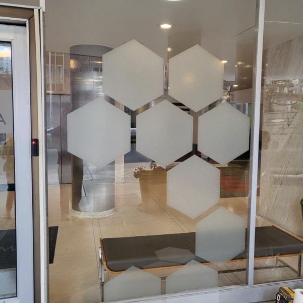 Frosted Vinyl for Privacy or for Decorative - Redmond, WA