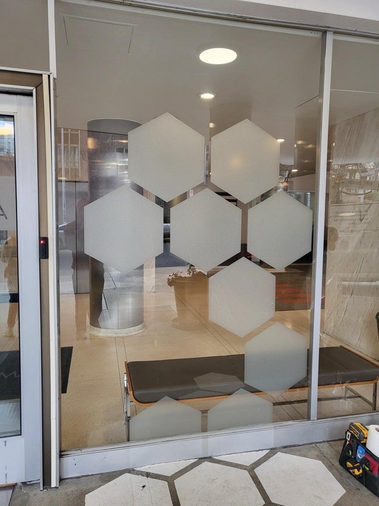Frosted Vinyl for Privacy or for Decorative - Redmond, WA