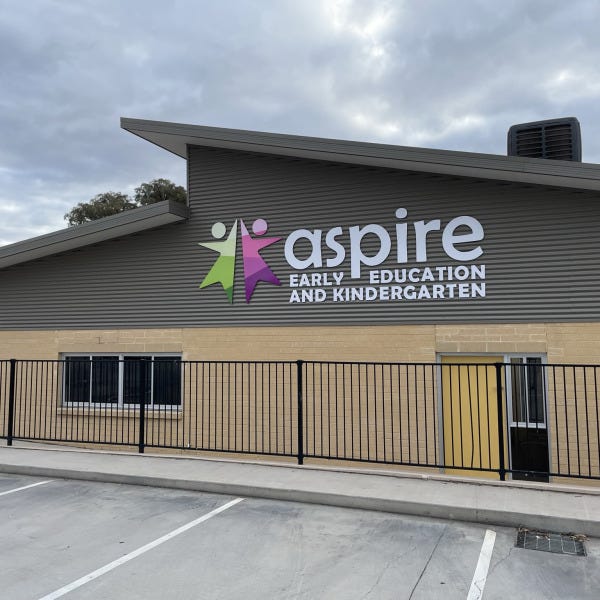 Aspire - Flat Cut Letters