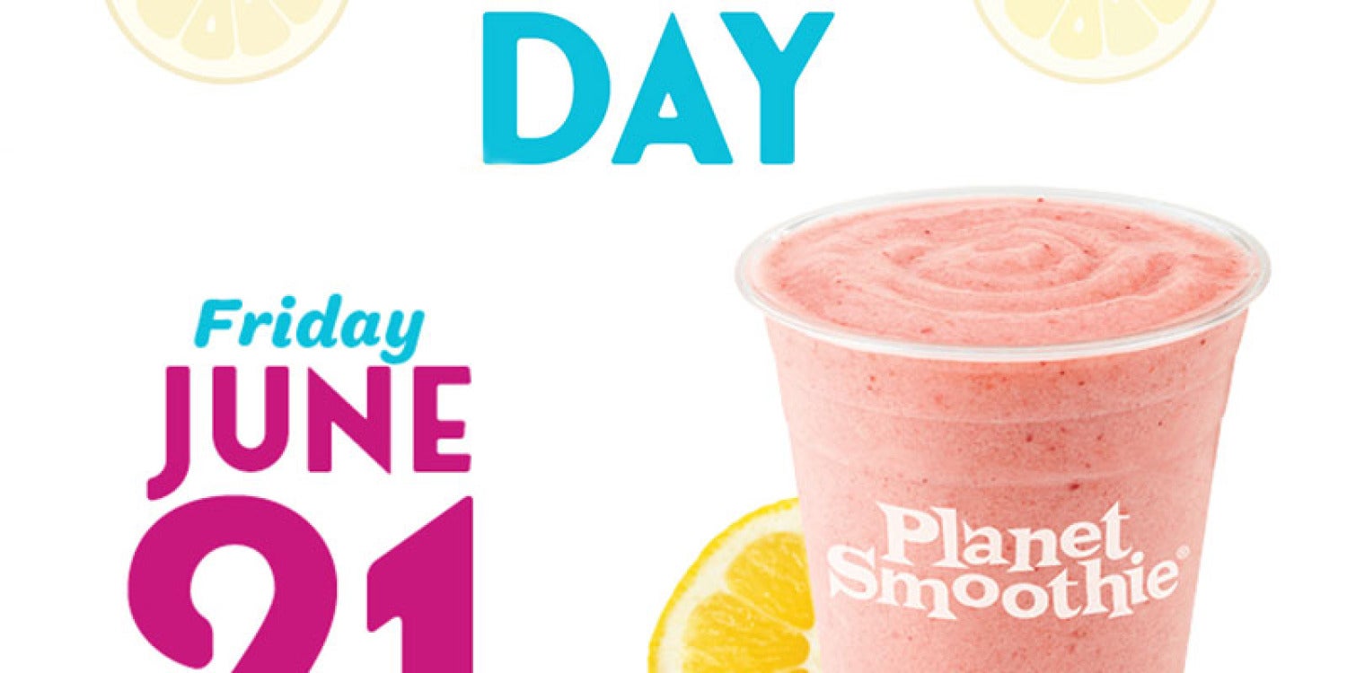 Get Ready for a Smoothie Spectacle: Planet Smoothie to Offer Free 20oz Lunar Lemonade Beverages on National Smoothie Day