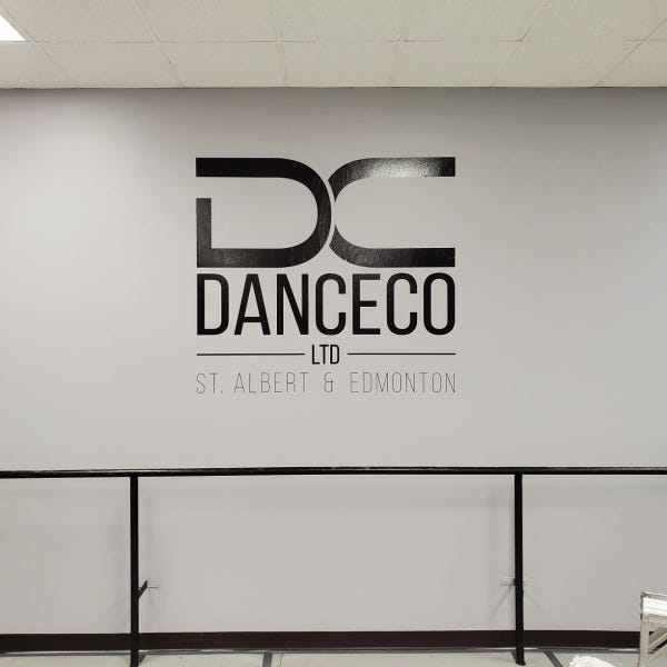 Wall Graphics for DanceCo Ltd in Edmonton, AB