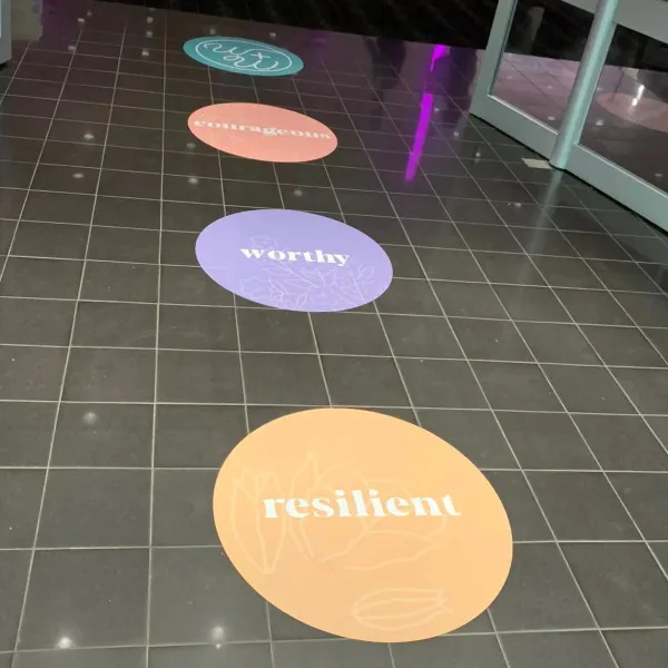 Floor Graphics for Women & Wealth Gala in Edmonton, AB
