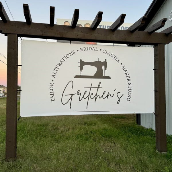 Gretchen's Banner & Pergola