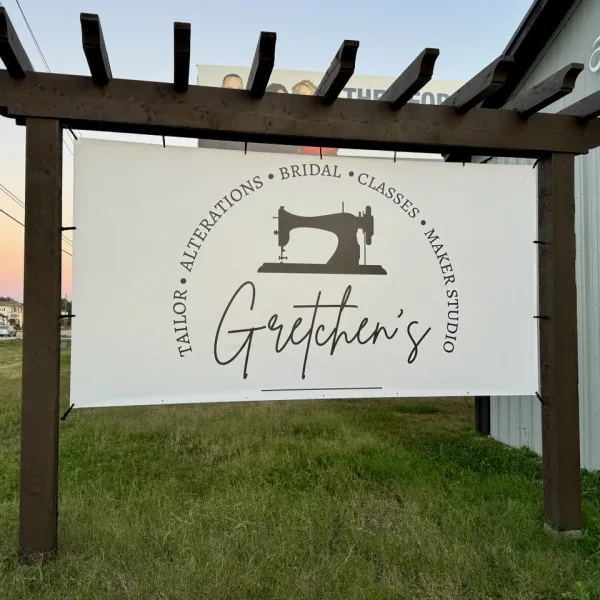 Gretchen's Banner & Pergola
