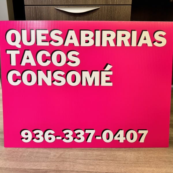 Yard Sign