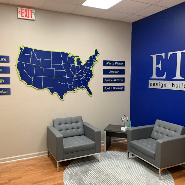 E.T. Lobby Signage