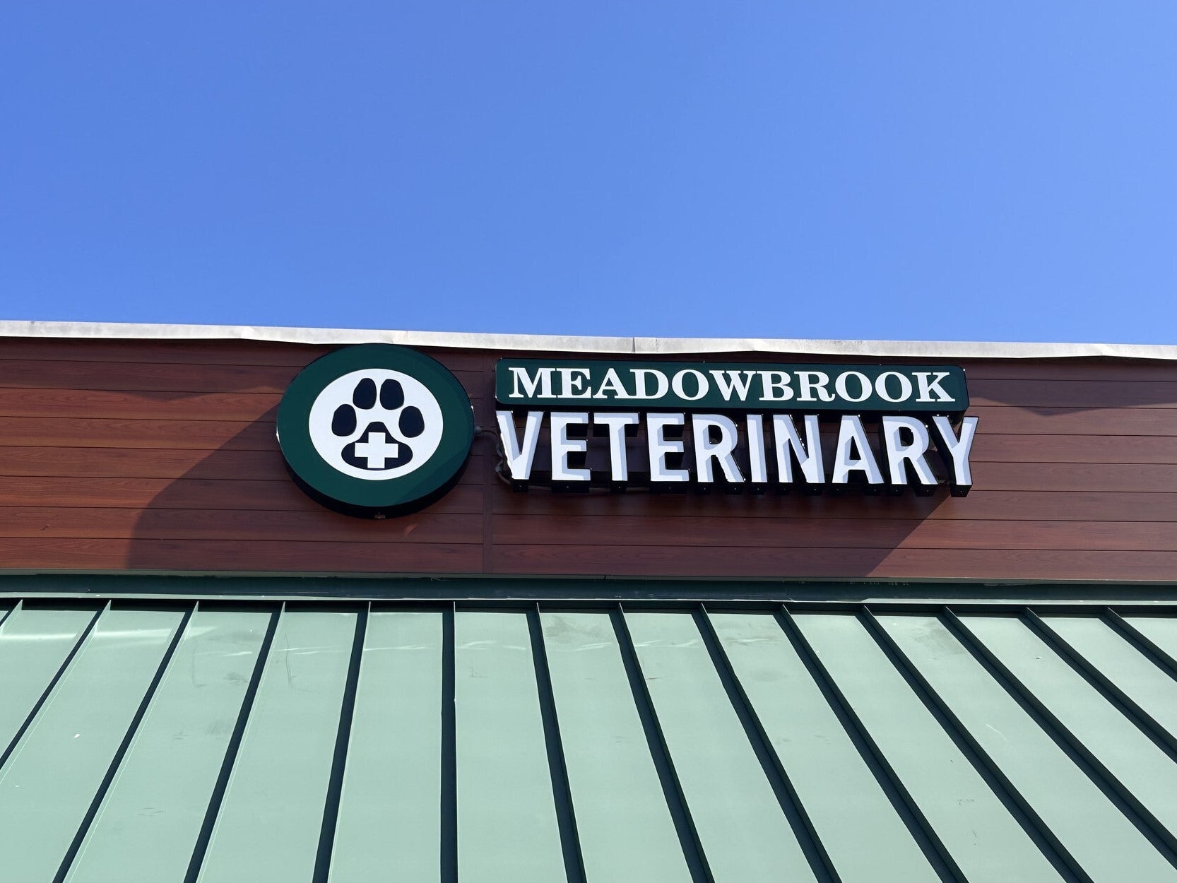 Meadowbrook Veterinary Channel Letters