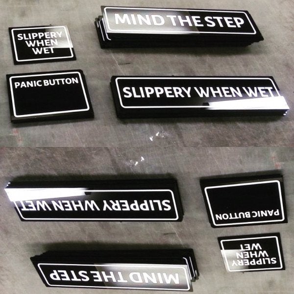 Custom safety and informative signage
