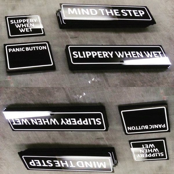 Custom safety and informative signage