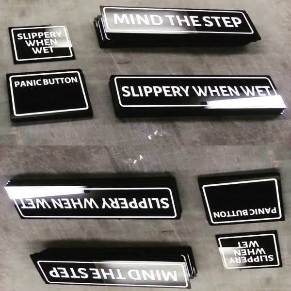 Custom safety and informative signage