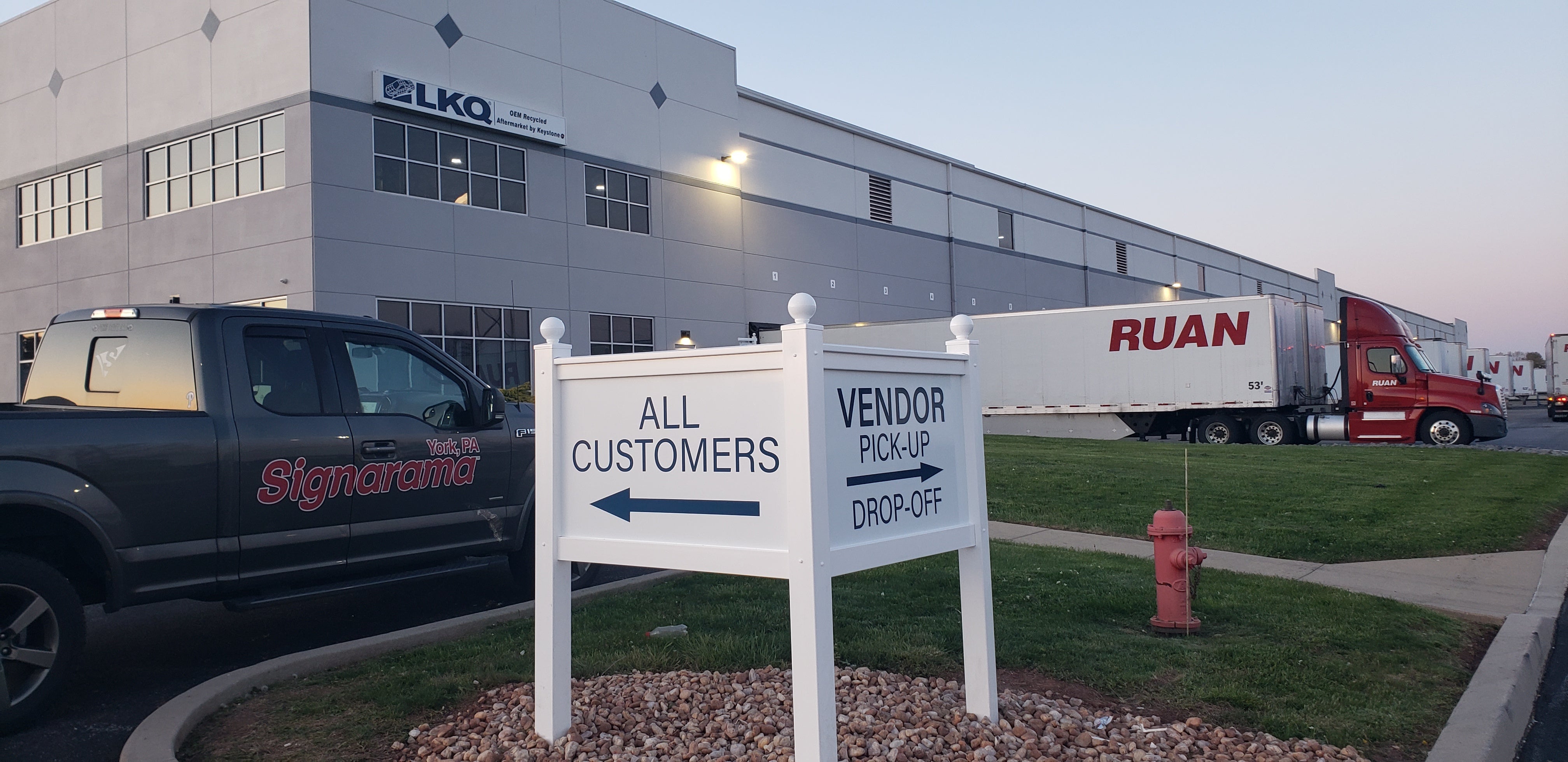 Warehouse and Transportation Signage