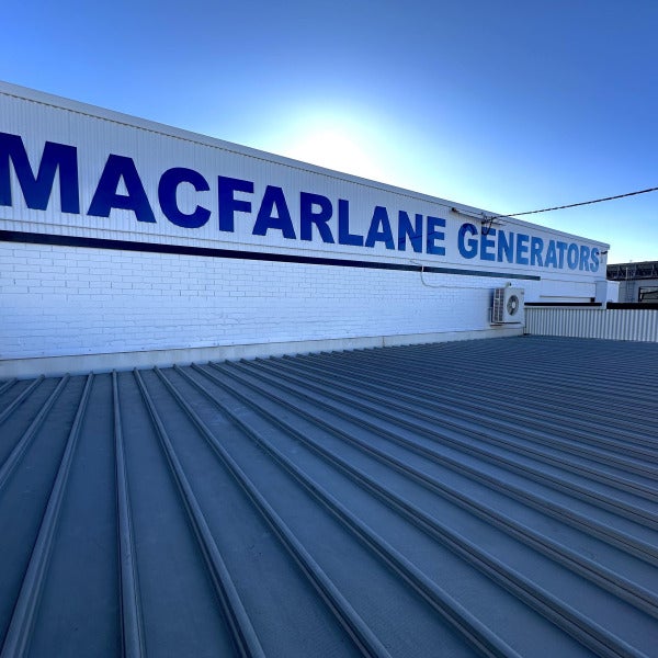 New Building Signage for Macfarlane Generators