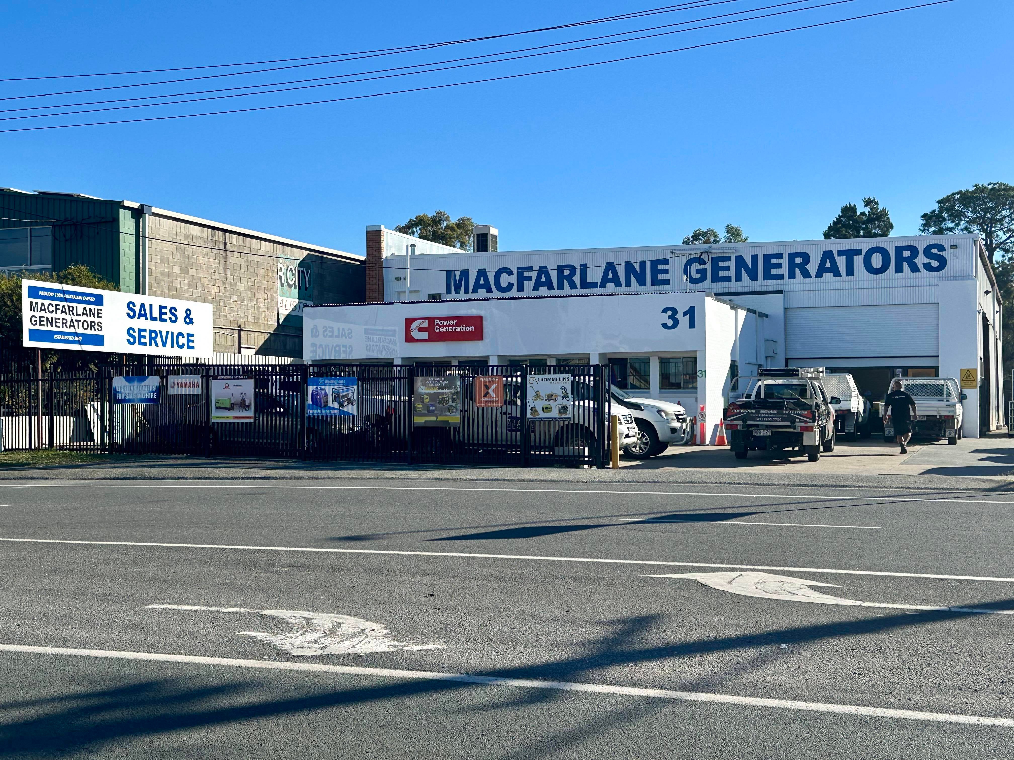 New Building Signage for Macfarlane Generators