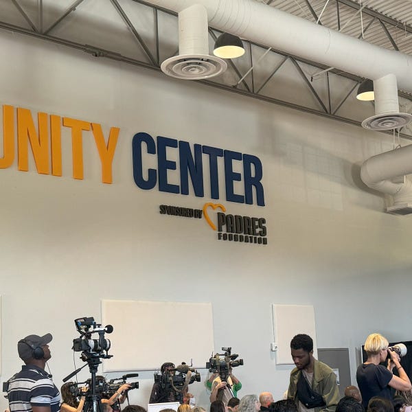 COMMUNITY CENTER SIGN SAN DIEGO RESCUE MISSION