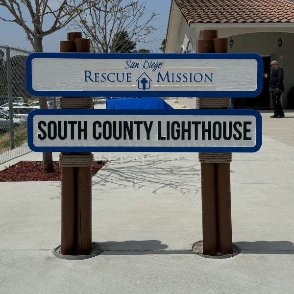 SAN DIEGO RESCUE MISSION AND LIGHTHOUSE OUTDOOR SIGNAGE