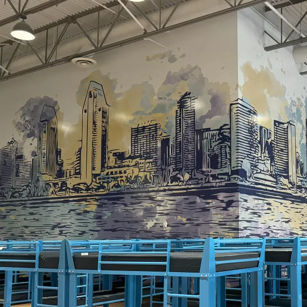 SAN DIEGO RESCUE MISSION WALL DECAL