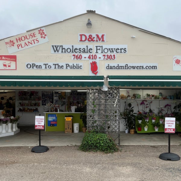 D&M FLOWERS OUTDOOR SIGN