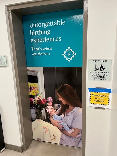 Springhill Hospital Elevator Graphics