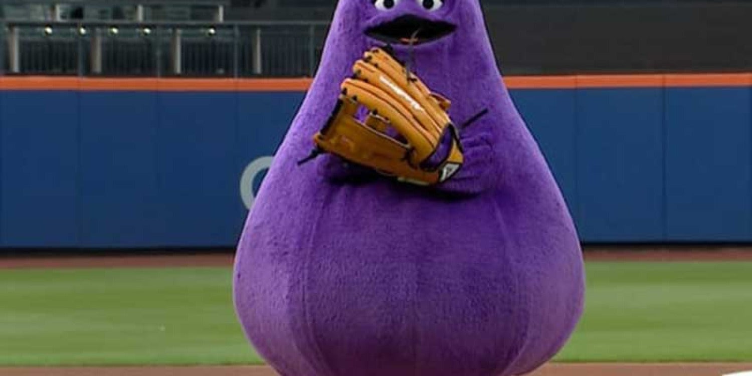 Grimace: The Purple Hero Who Propelled the New York Mets to Seven-Game Winning Streak Grimace: The Purple Hero Who Propelled the New York Mets to Seven-Game Winning Streak
