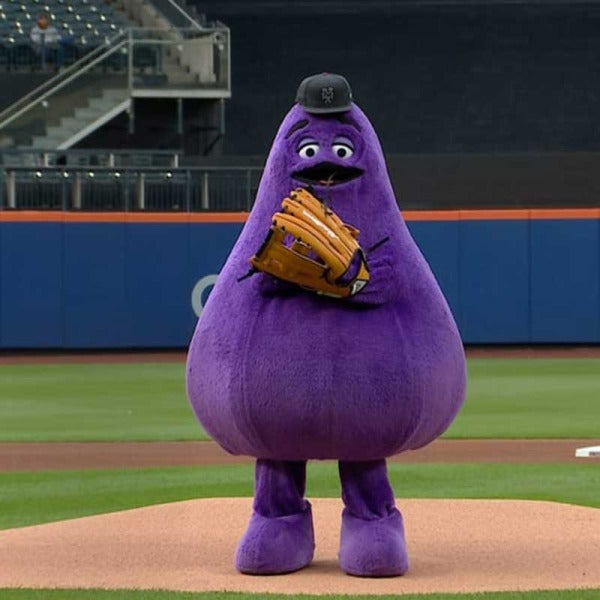 Grimace: The Purple Hero Who Propelled the New York Mets to Seven-Game Winning Streak Grimace: The Purple Hero Who Propelled the New York Mets to Seven-Game Winning Streak