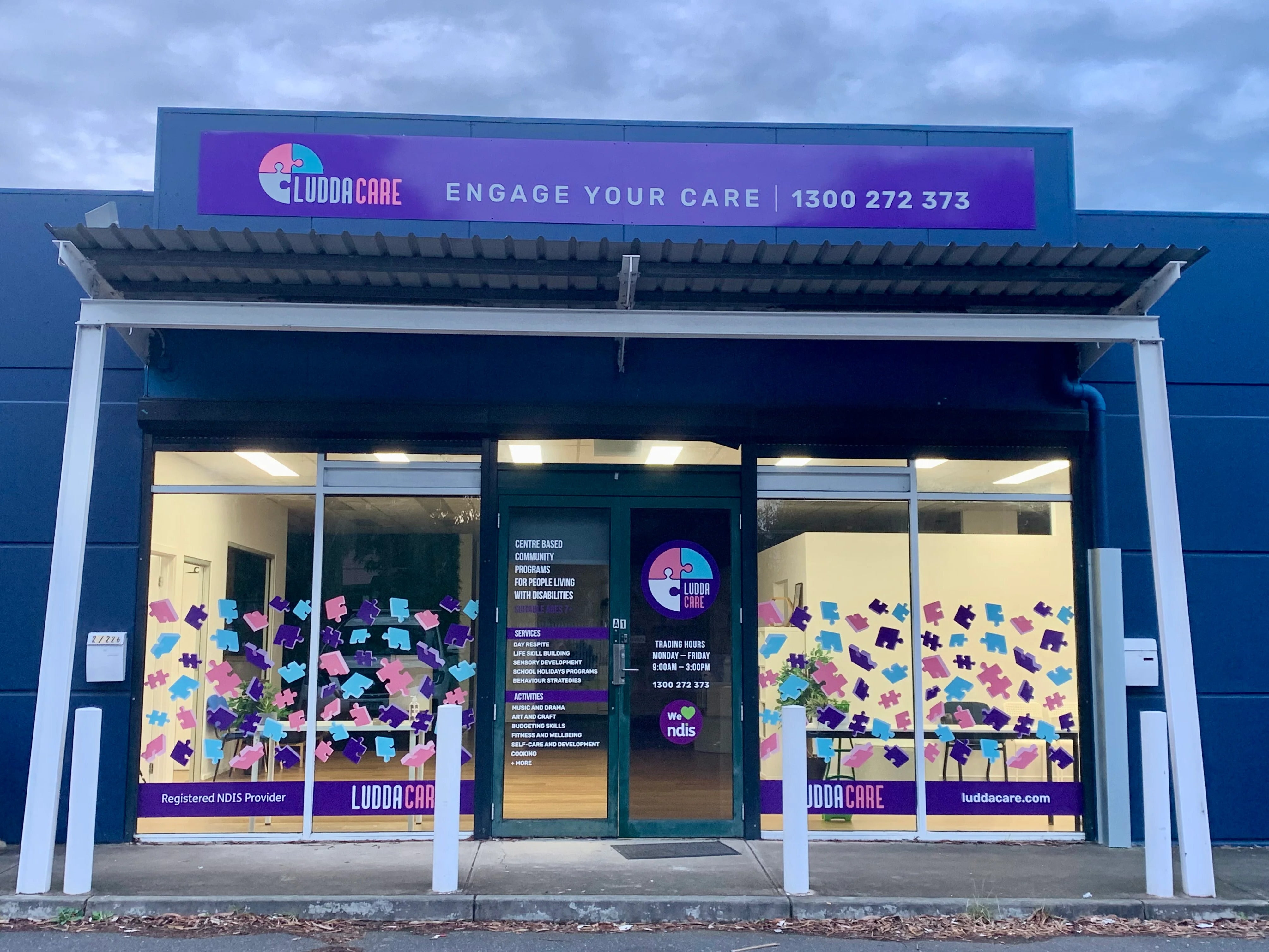 Shop Signage - Ludda Care - Preston VIC.
