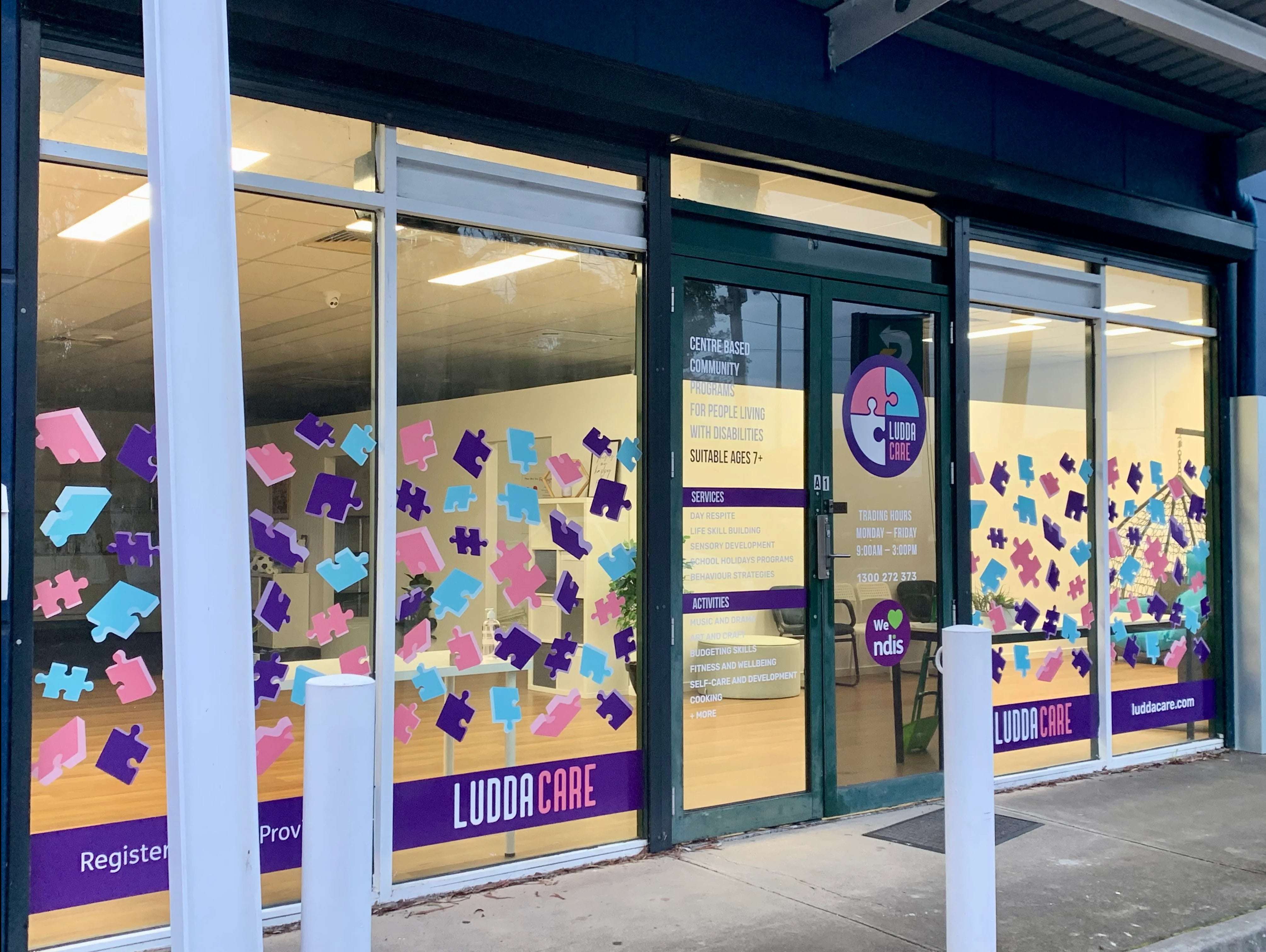 Shop Signage - Ludda Care - Preston VIC.