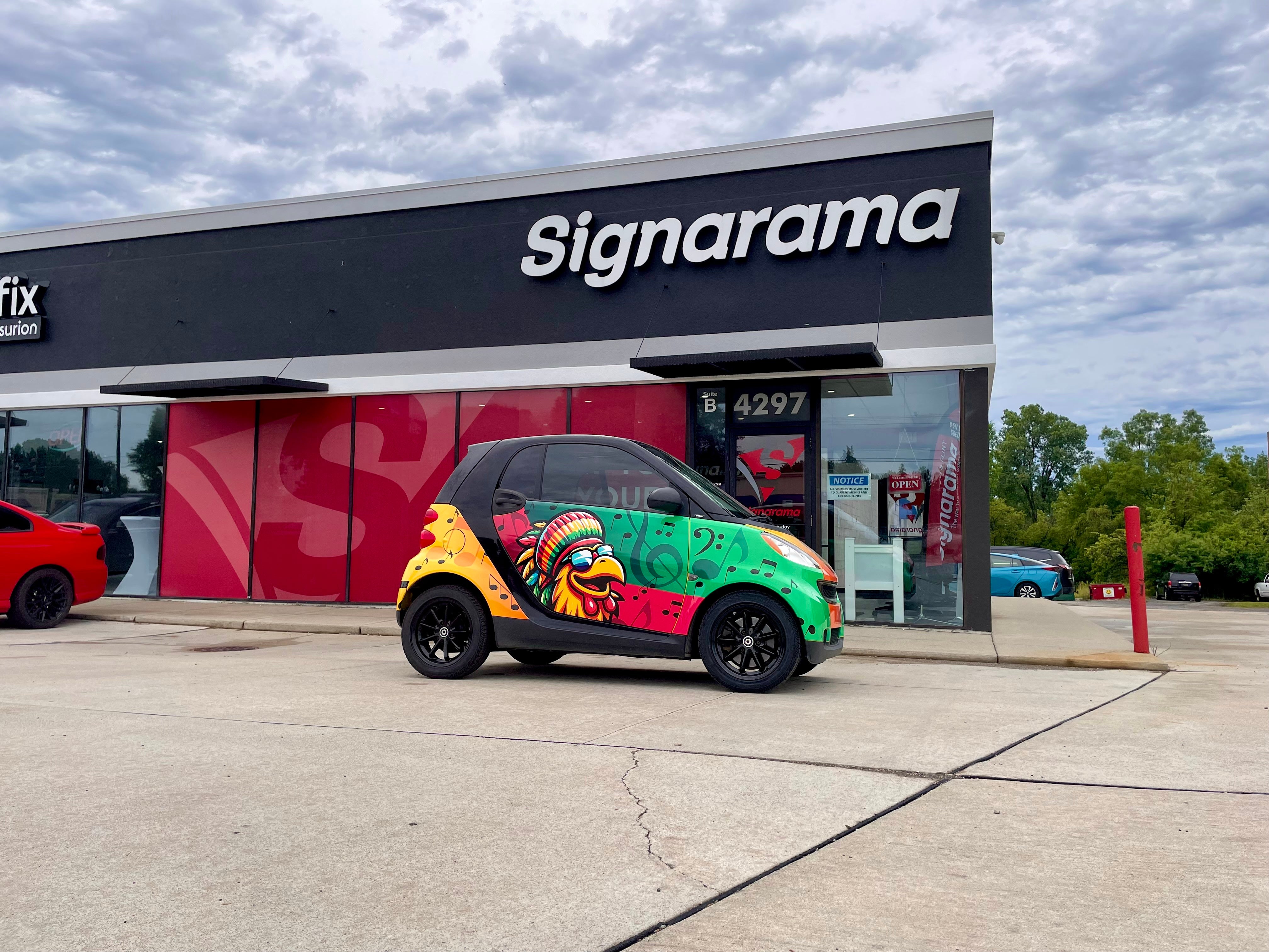 Midstream Auctions Vehicle Wrap