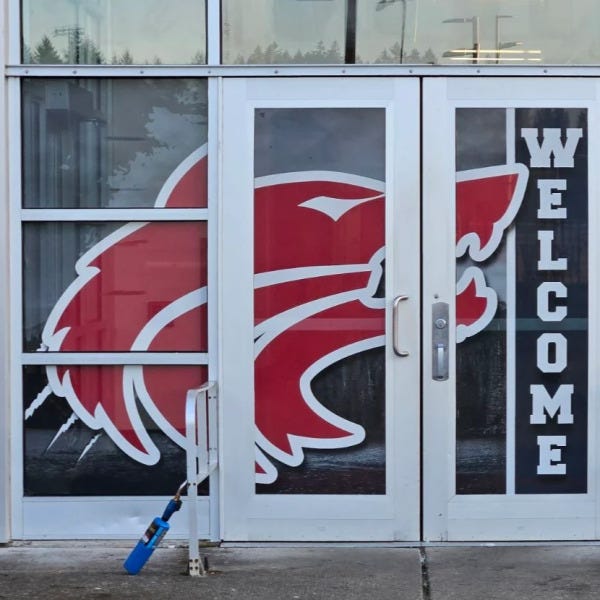 Black Hills High School - Entrance Window Perf