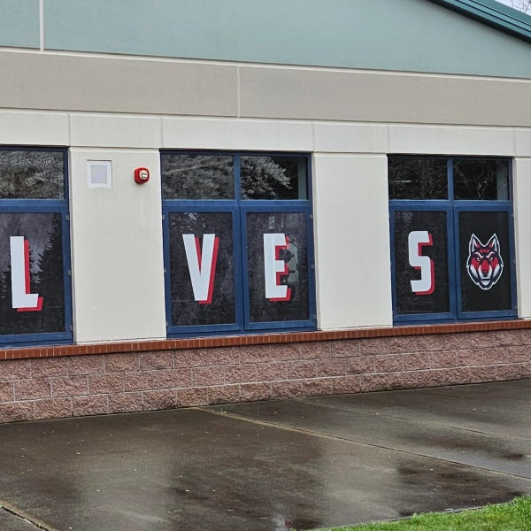 Boosting School Spirit with Custom Window Graphics