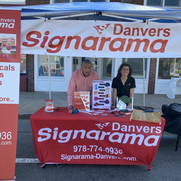 Signarama in Booth at Downtown Rewind