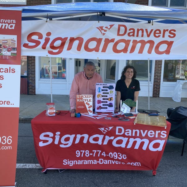 Signarama in Booth at Downtown Rewind