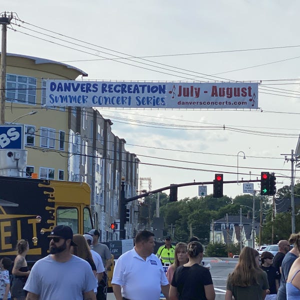 Banner - Concerts in the Park - Danvers