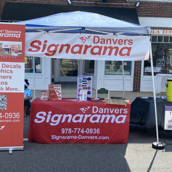 Signarama Booth - Downtown Rewind - Danvers