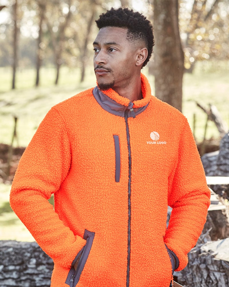 Unisex Streetworx Full Zip Sherpa Fleece