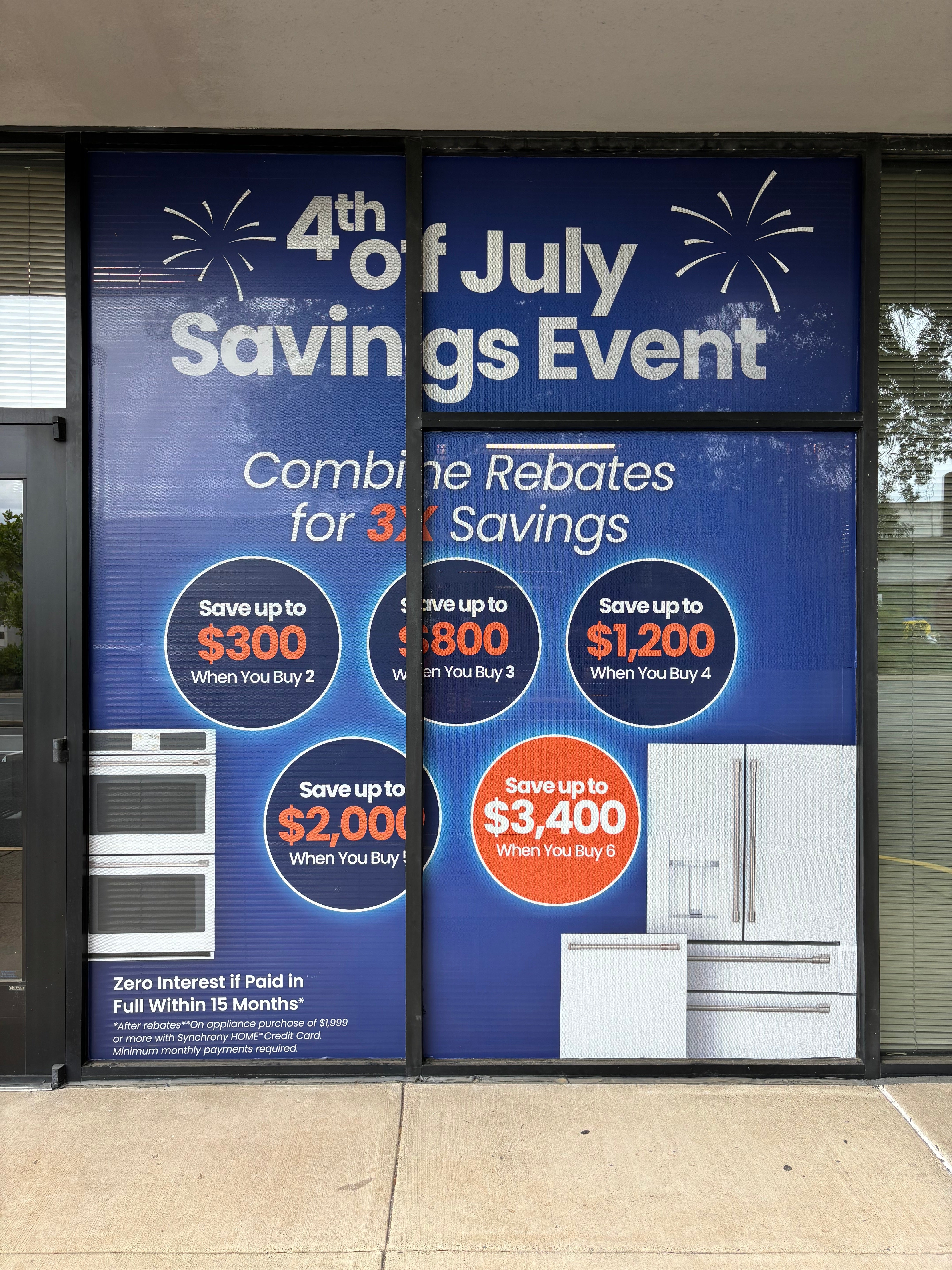 Transforming Storefronts: AJ Madison Shines with Stunning Window Graphics
