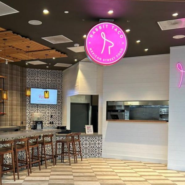 Lighting Up Tysons Galleria: Neon Signs and Blade Sign by Signarama at Rabbit Taco