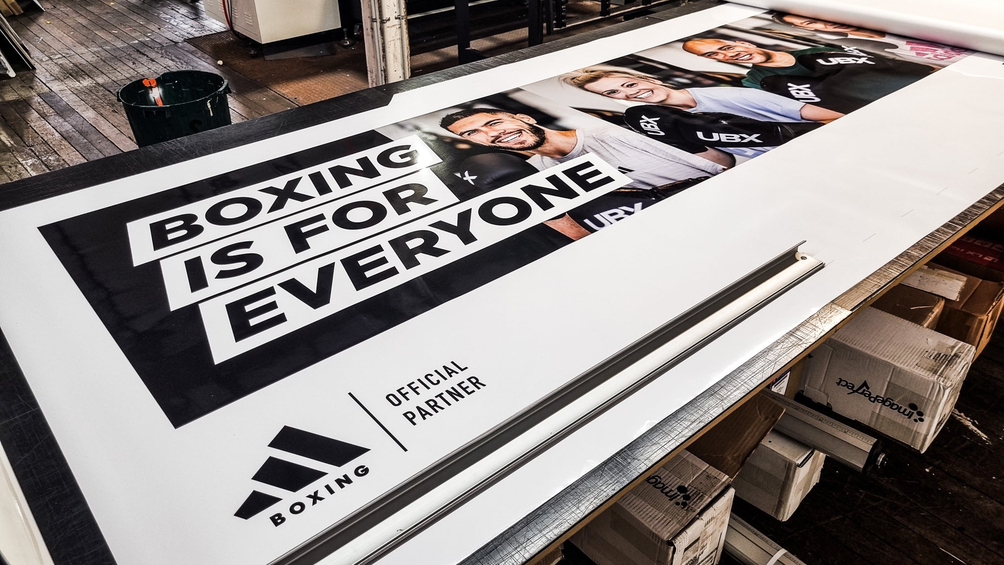 Signage Progress with UBX Milton