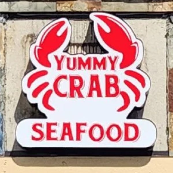 Yummy Crab - Entry Sign
