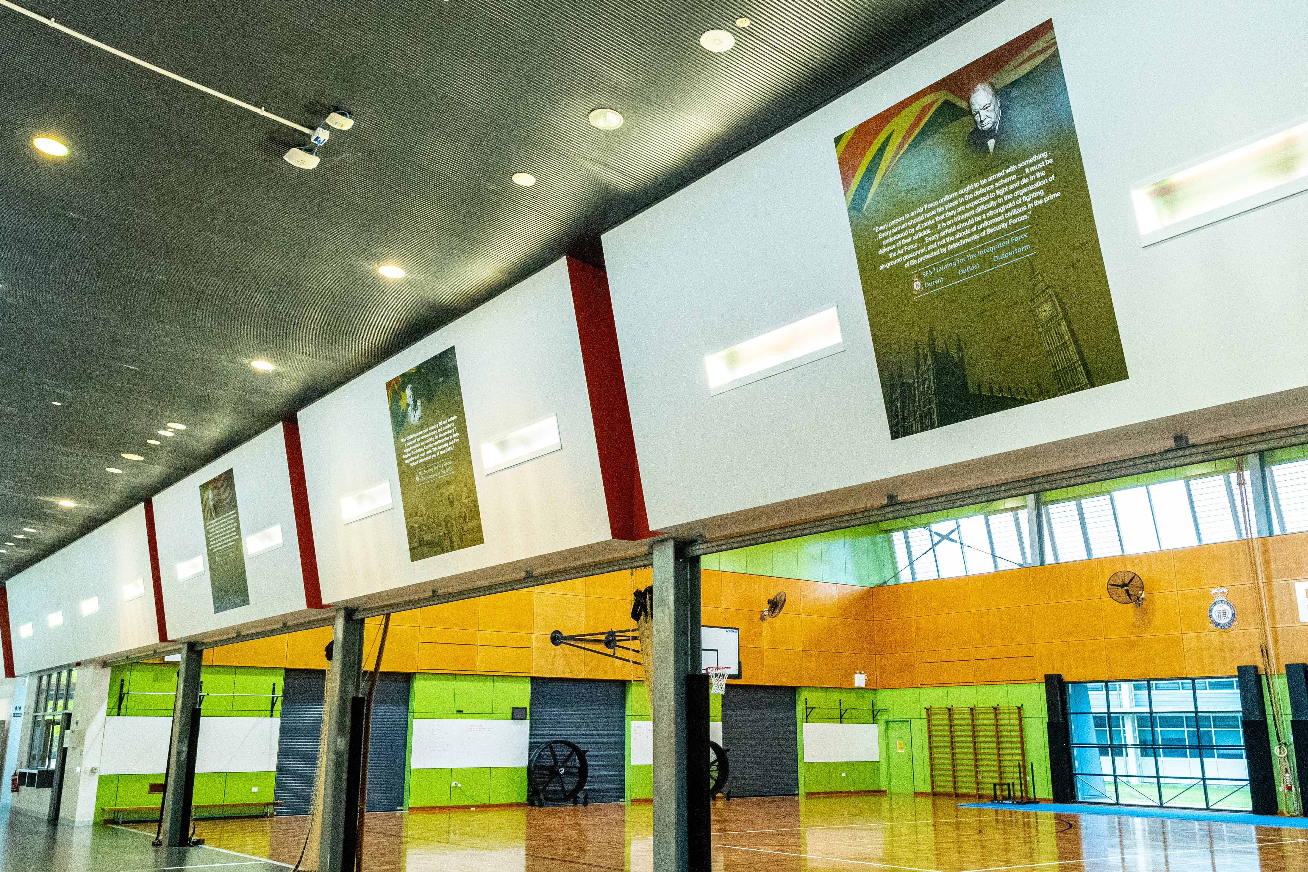 RAAF Security & Fire School Wall Murals