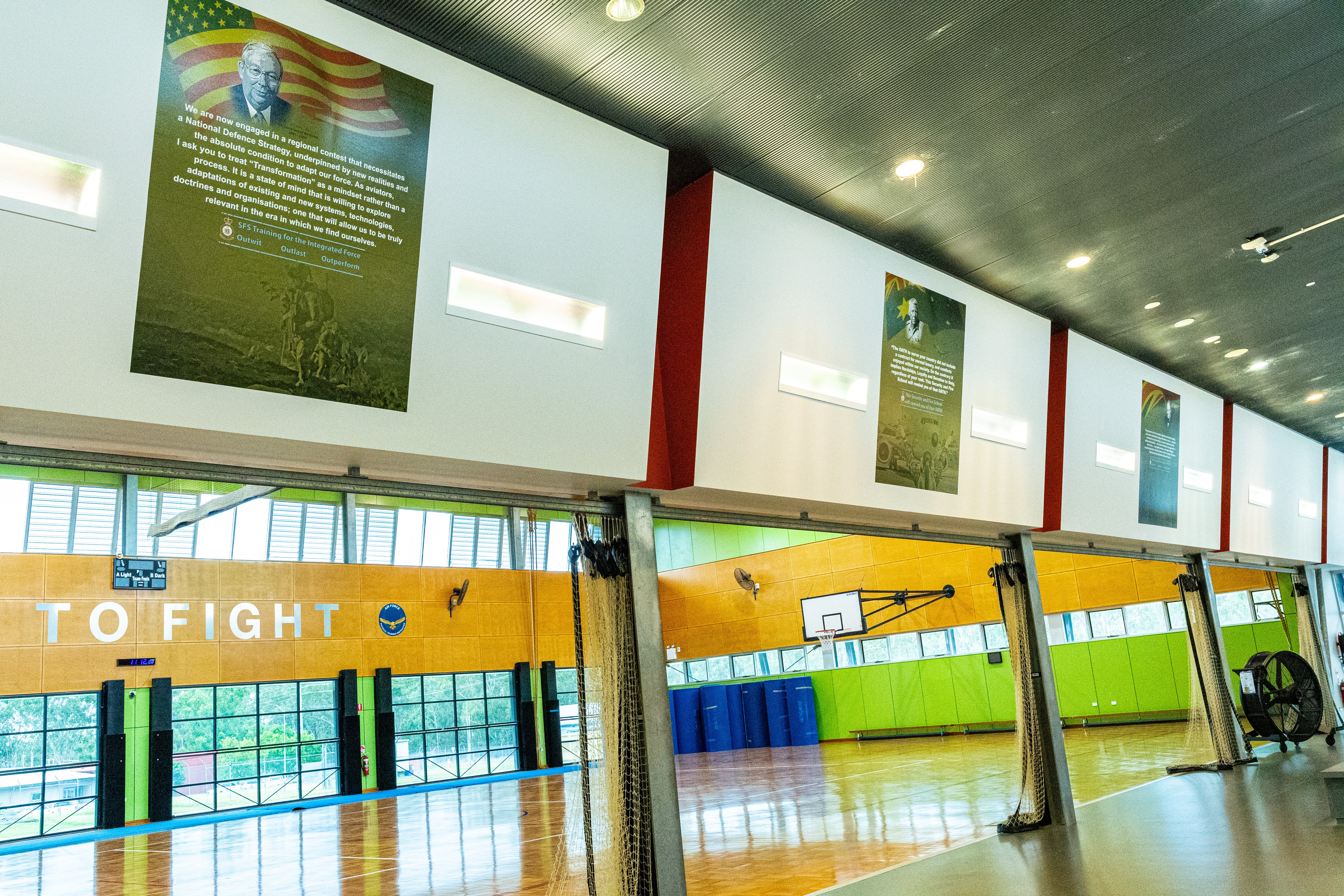 RAAF Security & Fire School Wall Murals